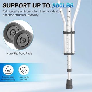 NUEVO! Muletas Axilares (2 Piezas)