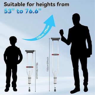 NUEVO! Muletas Axilares (2 Piezas)