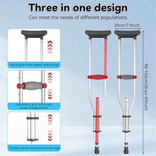 NUEVO! Muletas Axilares (2 Piezas)