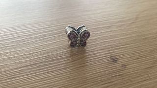 Char Pandora Corazón Doble Plata