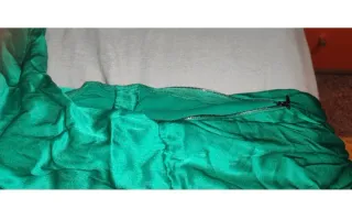 Vestido camisero con flecos