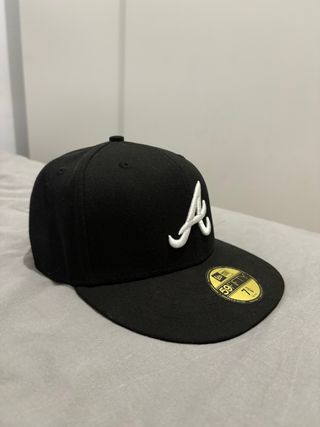 Gorra New Era Negra Atlanta Braves
