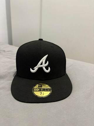 Gorra New Era Negra Atlanta Braves