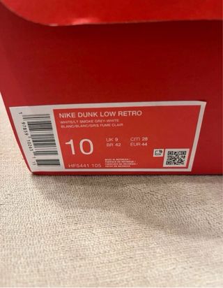 Nike Dunk Low Grises y Blancas