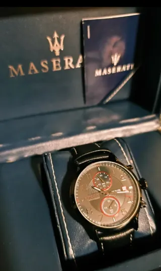 Reloj Maserati Colección Italiana Negro/Gris.