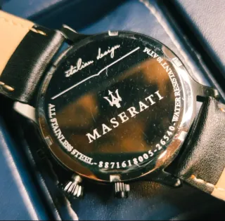 Reloj Maserati Colección Italiana Negro/Gris.
