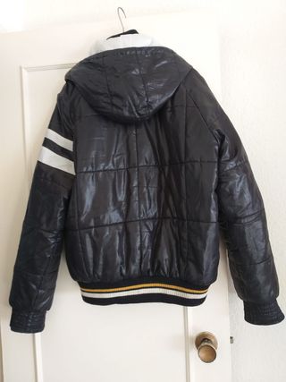 Cazadora Lotto Negra y Multicolor Hombre