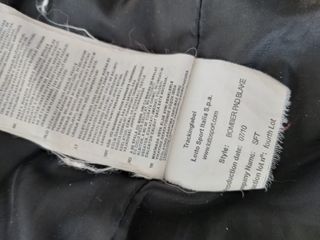 Cazadora Lotto Negra y Multicolor Hombre