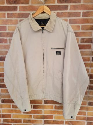 Chaqueta Pepe Jeans Beige Cremallera Harrington