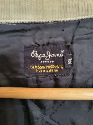 Chaqueta Pepe Jeans Beige Cremallera Harrington