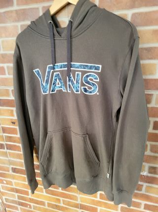 Sudadera Vans capucha verde oliva Talla S