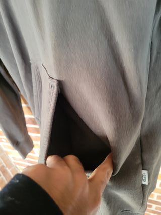 Sudadera Vans capucha verde oliva Talla S