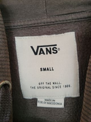 Sudadera Vans capucha verde oliva Talla S