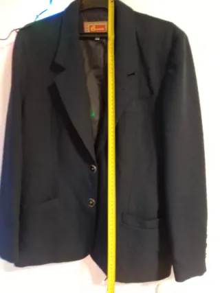 Chaqueta azul mujer vestir