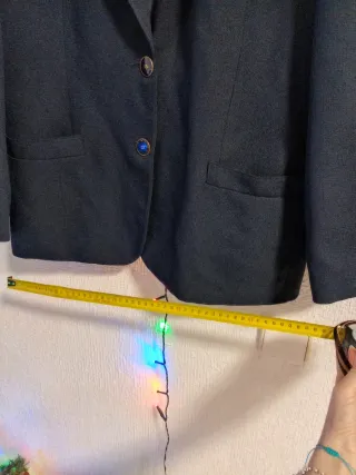 Chaqueta azul mujer vestir