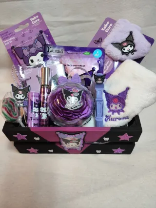 Cajita Kuromi Morada y Negra