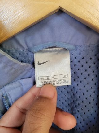 Chaqueta cortavientos Nike azul