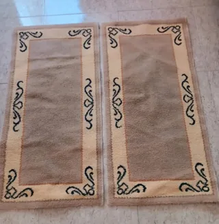 Juego de 2 alfombras de dormitorio