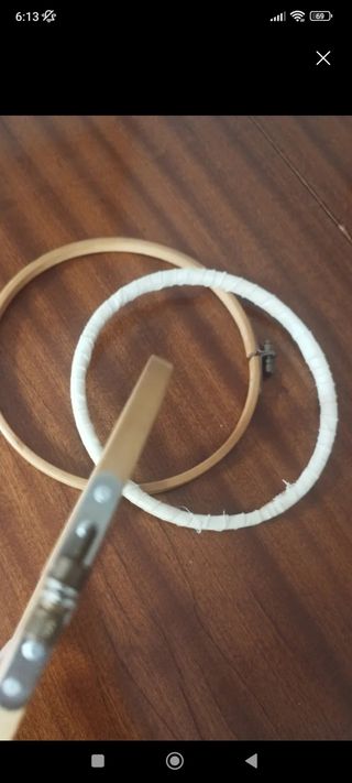 Bastidores de bordar de madera