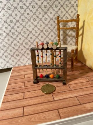 Set Croquet Bambola Casa Legno