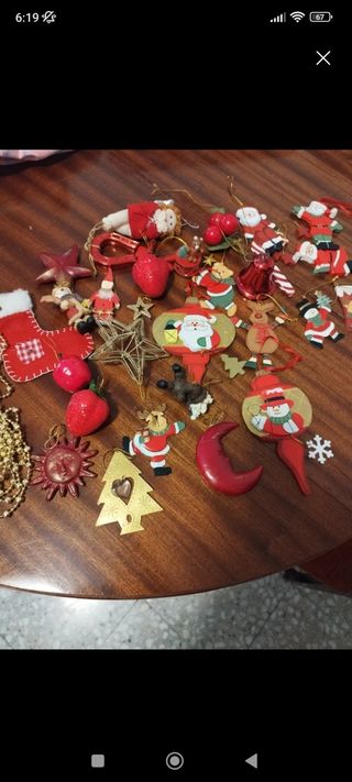 Lote adornos árbol navideño