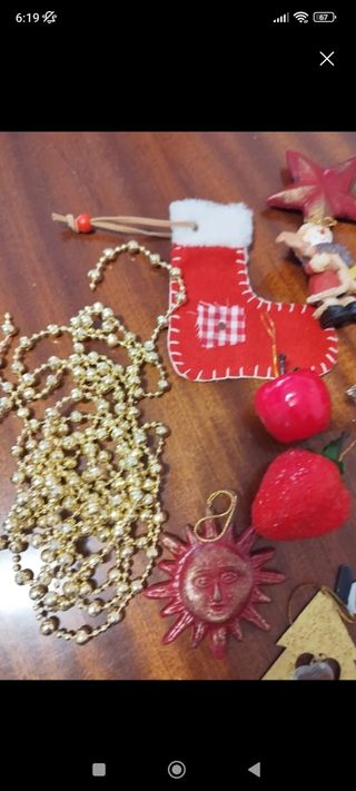 Lote adornos árbol navideño