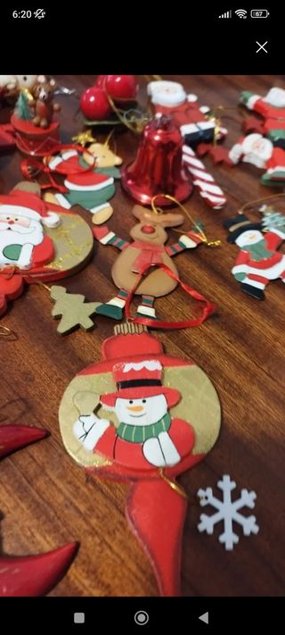 Lote adornos árbol navideño