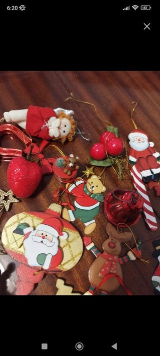 Lote adornos árbol navideño