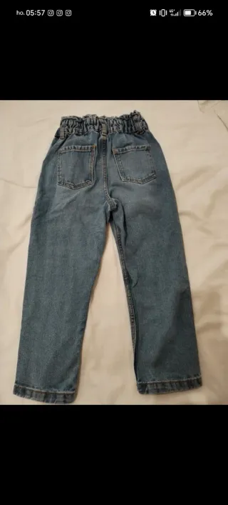 Pantaloni jeans bambina con ciliegie