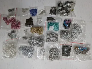 Maletín Joyería Bisutería Rojo y Plata