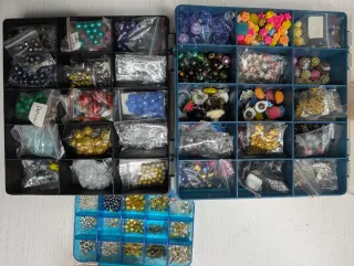 Maletín Joyería Bisutería Rojo y Plata