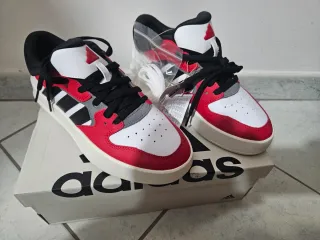Scarpe Adidas Uomo Rosse Bianche