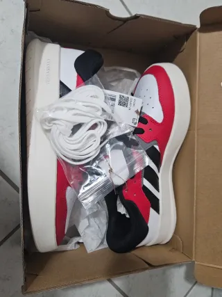 Scarpe Adidas Uomo Rosse Bianche