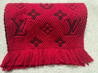 Sciarpa Louis Vuitton Monogram Rossa