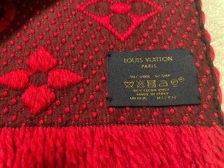 Sciarpa Louis Vuitton Monogram Rossa