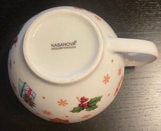 Tazza natalizia Kasanova in porcellana
