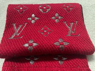 Sciarpa Louis Vuitton Rossa Mai Usata