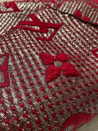 Sciarpa Louis Vuitton Rossa Mai Usata