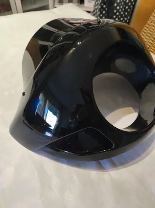 Cúpula Harley Davidson Negra + Anclajes