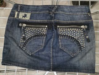 Falda tejana Lois azul