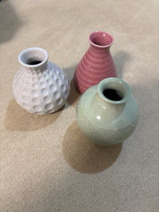 Set 3 mini jarrones Ikea