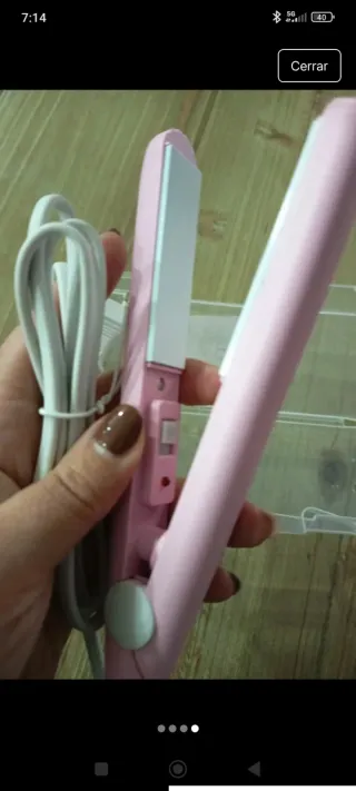 Mini plancha rosa Make TIME