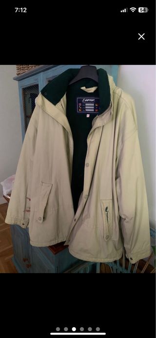 Parka de abrigo hombre