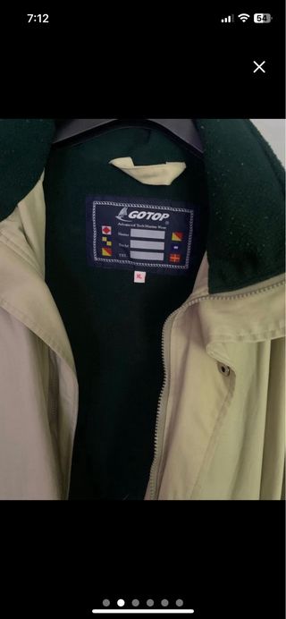 Parka de abrigo hombre