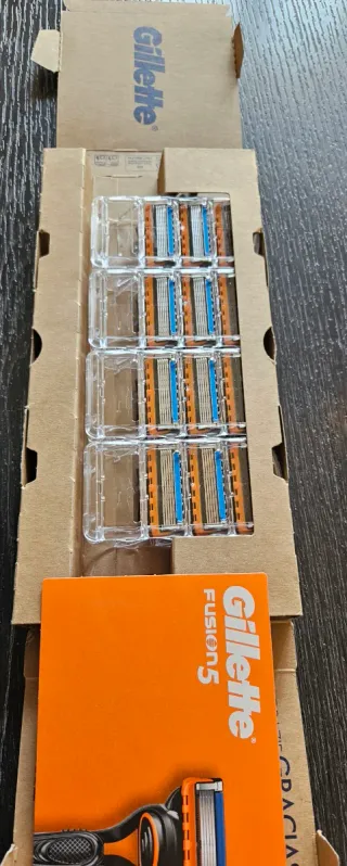 12 Lamette Gillette Fusion 5 Nuove