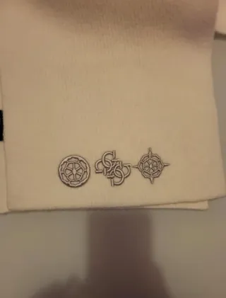 Sciarpa Guess Beige Argento