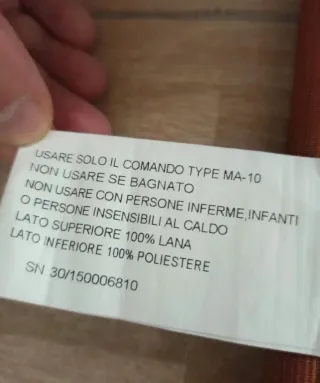 Coperta elettrica Ariete scaldasonno