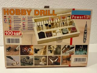 Powerfix Hobby Drill 100 Set a estrenar