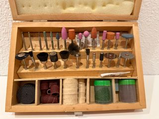 Powerfix Hobby Drill 100 Set a estrenar