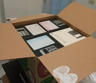 Lotto 180 Floppy Disk da 3,5" misti